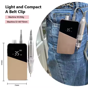 Brushless <b>Nail</b> <b>Drill</b> Efile Electric <b>Nail</b> Enhancement <b>Machine</b> Salons <b>Nail</b> <b>Drill</b> <b>Machine</b> Rechargeable Stainless Steel Rohs Ce 3Pcs - Product Image 4