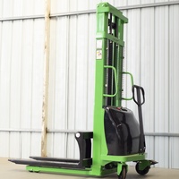 Chariot élévateur manuel, chariot élévateur électrique, élévateur à palettes, 1T 3.5M, gerbeur semi-électrique, équipement de manutention et de stockage