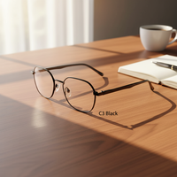 Yasee – Montures de lunettes de vue anti-lumière bleue légères et élégantes en forme de diamant, faites à la main, pour femmes et hommes