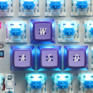 9 phím ABS RGB Backlit đôi da sữa ESC <span class=keywords><strong>key</strong></span> <span class=keywords><strong>cap</strong></span> WASD hướng ema hồ sơ Keycaps cho Diy Bàn Phím Cơ khí Keycaps - Product Image 6