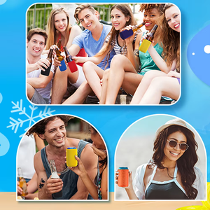 Porta Latas Delgadas al por Mayor, Funda Refrigerante para Latas, Fundas para Botellas de Vino para Fiestas Navideñas, Fundas de <span class=keywords><strong>Neopreno</strong></span> Personalizadas, Porta Cervezas de 12 oz - Product Image 6