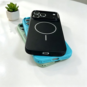 เคสโทรศัพท์มือถือแม่เหล็กแบบด้านคุณภาพสูงสำหรับ iPhone 18 Pro Max 17 16 15 พร้อมเลนส์โลหะป้องกันการกระแทก - Product Image 4