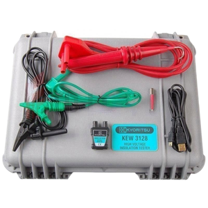 เครื่องทดสอบฉนวนไฟฟ้าแรงสูง Kyoritsu Kew 3128 ทดสอบความต้านทาน 12kv 35 ล้านโอห์ม เครื่องตรวจจับไร้สาย ป้องกันการสอดแนม ติดตาม GPS รถยนต์ ฟังเสียง - Product Image 1