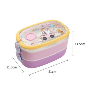 Boîte à lunch réutilisable en acier inoxydable de 1300 ml, double couche, compatible micro-ondes et lave-vaisselle, service OEM personnalisé - Product Image 6
