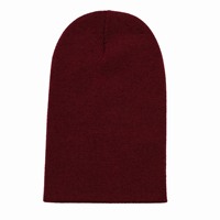 Bonnet en laine jacquard uni unisexe style streetwear hip-hop chaud 48-50cm pour l'automne et l'hiver