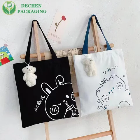 Mini Canvas Tote Bags Canvas Tote Bag With Pockets
