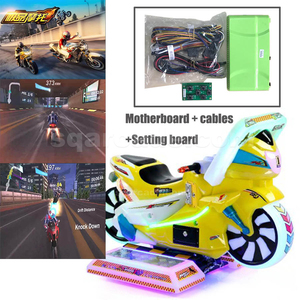 Console di Gioco per Bambini con Moto da Corsa a Moneta, Kit Fai-da-Te per Parchi Divertimento, Garanzia 1 Anno, Mini Gioco in Inglese per Bambini - Product Image 1