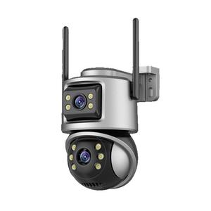 كاميرا قبة لاسلكية ثنائية العدسة مع خاصية التحكم عن بعد، اتصال ثنائي الاتجاه، كشف الحركة، رؤية ليلية، وفتحة لبطاقة الذاكرة - Product Image 4