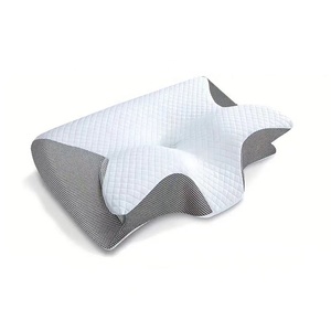 L'<span class=keywords><strong>Oreiller</strong></span> en Coton à Mémoire de Forme <span class=keywords><strong>Anti</strong></span>-Bactérien le Plus Récent pour le Sommeil, Confortable, Respirant et Doux pour la Peau, Aide à la Protection des Vertèbres Cervicales - Product Image 2