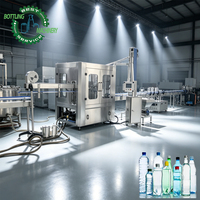 Machine de remplissage d'eau potable certifiée CE CGF8-8-3, 3000 BPH, bouteille en plastique de 0 à 2 L, 3-en-1, assurance qualité standard international