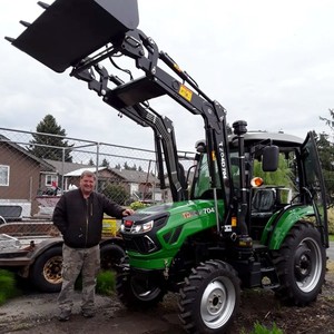 Tracteur de Jardin et Agricole Mini 4x4 70 CV le Plus Vendu avec Options 80 CV et 90 CV, Composants Essentiels Inclus : Pompe, Moteur, Boîte de Vitesses - Product Image 1