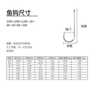 Anzuelos de Pesca de Mar individuales con ojal, acero al carbono, vástago recto largo/extralargo, cebo <span class=keywords><strong>vivo</strong></span> para carpa, <span class=keywords><strong>besugo</strong></span>, barco de caballa española - Product Image 5