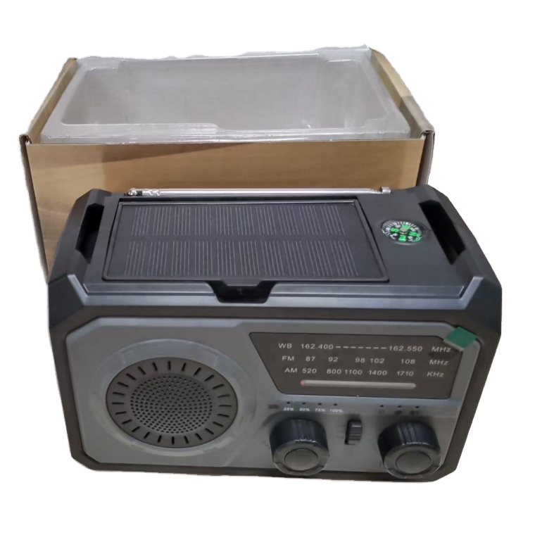Portable Plastic Power Bank Hand Crank