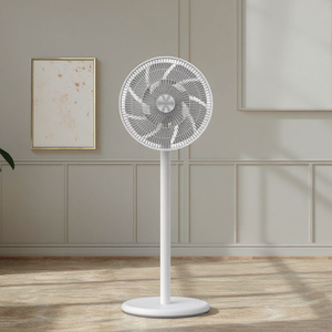 Ventilateur domestique RUNAL 12 pouces à moteur sans balais, haute vitesse, 24V, télécommande, batterie, hauteur réglable, refroidissement par air, circulation d'air - Product Image 1