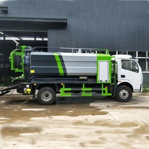 Camion de nettoyage des fosses septiques haute pression 4x2 6000 litres RHD/LHD, aspirateur manuel diesel, véhicules d'aspiration des eaux usées - Product Image 1