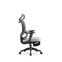 Chaise de bureau inclinable et réglable en maille JOHOOFURNITURE avec appui-tête réglable et coussin épais pour salle de conférence - Usine chinoise