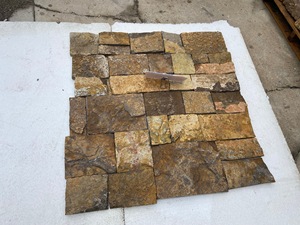 Màu Vàng Tự Nhiên <span class=keywords><strong>Granite</strong></span> Lỏng Tường Ốp Chia <span class=keywords><strong>Granite</strong></span> Khối - Product Image 3