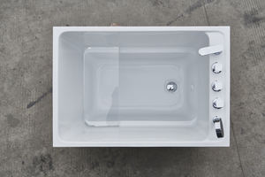 Petites tailles de <span class=keywords><strong>baignoire</strong></span> carrées <span class=keywords><strong>Baignoire</strong></span> autoportante Petites baignoires profondes de luxe <span class=keywords><strong>120x70</strong></span> <span class=keywords><strong>Baignoire</strong></span> 1200mm - Product Image 4