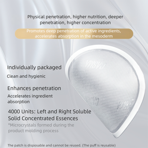 Microagujas CASMA para Parches Hidratantes Faciales Tipo Puff - Ácido Hialurónico - Reafirmante y Hidratante - Cuidado de la Piel - Product Image 2