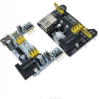 Modul Daya Breadboard Khusus MB-102, Regulator Tegangan Stabil 3.3V/5V DC
