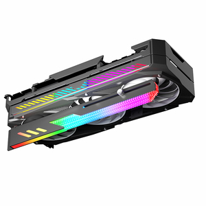 COOLMOON, venta al por mayor, tarjeta gráfica personalizada, elevador GT8, negro, 28CM, ARGB, 5V, 3 pines, OEM, GPU, soporte, RGB, accesorios para juegos de <span class=keywords><strong>PC</strong></span> - Product Image 4