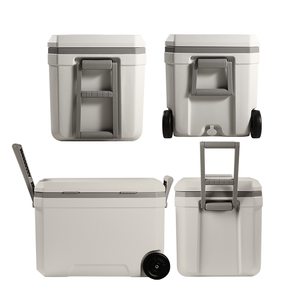 Nouvelle conception, glacière portable en plastique pour boissons, vin, <span class=keywords><strong>eau</strong></span>, grande capacité de 70 L, isolation extérieure, maintien au chaud des aliments, boîte rigide - Product Image 3