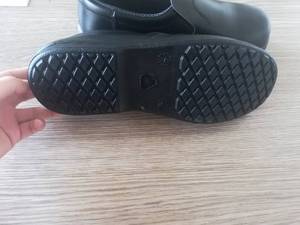 Scarpe di sicurezza Anti-blocco nere più vendute per chef calzature in punta di plastica stringate per panifici e fabbriche in inverno - Product Image 3