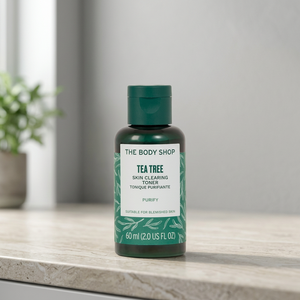 Tonique Purifiant à l'Arbre à Thé Body Shop 60ml, Liquide Antibactérien Purifiant avec Vitamine E pour Peaux à Imperfections, Matifiant - Product Image 2