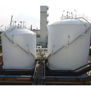 Réservoir de stockage d'oxygène liquide de surveillance à distance 60 M3 réservoir à pression normale réservoir de stockage d'azote liquide prix de vente