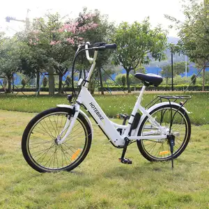 Оптовая продажа от китайского производителя электрический мопед 24 дюйма леди городской офисный велосипеда 500w