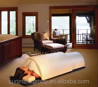 Dôme de sauna électrique moderne à infrarouge lointain pour un usage domestique Couverture corporelle 360 pour une perte de poids et une désintoxication efficaces en acrylique