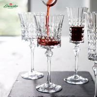 Verre à champagne, jus, vin rouge, cocktail, style français, sans plomb, transparent, gobelet embossé de style européen, pour bar, fête, mariage
