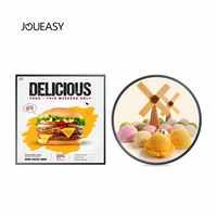 Écran publicitaire LCD circulaire personnalisé de 23,6 pouces avec machine publicitaire logo KFC