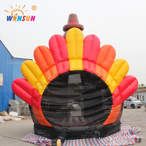 WINSUN <span class=keywords><strong>Castello</strong></span> Gonfiabile Commerciale a Tema Giorno del Ringraziamento: <span class=keywords><strong>Castello</strong></span> Rimbalzante a Forma di Tacchino, <span class=keywords><strong>Castello</strong></span> Gonfiabile a Forma di Pollo, Decorazione - Product Image 4