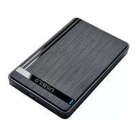 Caja para Disco Duro de 2.5 Pulgadas, Carcasa Externa para HDD SATA, USB 3.0, Compatible con Discos Duros de 500GB/1TB/2TB para Portátiles de 2.5 Pulgadas