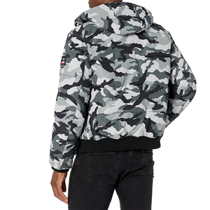 Veste matelassée à capuche légère en toile d'hiver pour homme avec design respirant et écologique pour un confort quotidien - Product Image 3