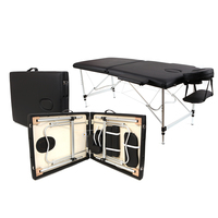 Tables de Massage de civière esthétiques portables pliables de haute qualité lit de Massage de cils faciaux réglables avec étui de transport