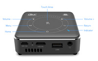 Métal DLP 3D Projecteur Vidéo 4K Double WiFi 4GB RAM DDR4 32GB ROM Portable Android Smart Mini Projecteur avec batterie rechargeable