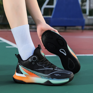 Fabricant de créateur Dernières personnalisées Nouvelles chaussures de sport antidérapantes pour l'extérieur Baskets à la mode Chaussures de <span class=keywords><strong>basket</strong></span>-ball d'occasion bon marché - Product Image 6