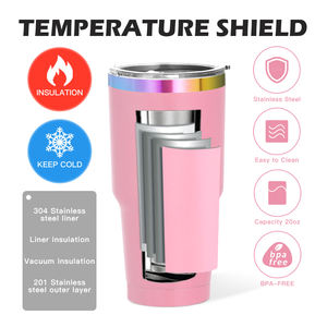 Vasos Personalizados con Recubrimiento Holográfico <span class=keywords><strong>de</strong></span> 30 oz para Grabado Láser, Vasos Térmicos <span class=keywords><strong>de</strong></span> Doble Pared para Auto con Tapas, Vasos Metálicos - Product Image 5