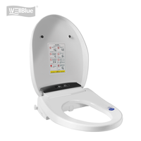 Siège de toilette intelligent chauffant avec fonction bidet et veilleuse automatique