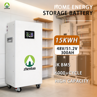 Batterie LiFePO4 51,2 V 100 Ah 200 Ah 300 Ah 314 Ah pour stockage d'énergie domestique 10 kWh 15 kWh Batterie au lithium
