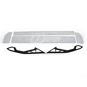 Aileron arrière style GTD V2 en fibre de carbone partielle, finition brillante/mate, tissage 3K/6K/12K pour Ford Mustang Gen6 Gen7 S550 S650 - Product Image 4