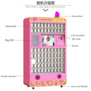 Precio de fábrica de la moneda operado pantalla táctil lápiz labial máquina expendedora de juego para la venta - Product Image 3