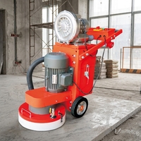 Ponceuse compacte pour sols en béton époxy, équipement de polissage autoporté 220V/380V pour la préparation des surfaces de projets de revêtements de sol intérieurs