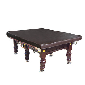 Funda para Mesa de Billar de Cuero PU Negra, Gruesa, a Prueba de Polvo, Estilo Americano - Product Image 2