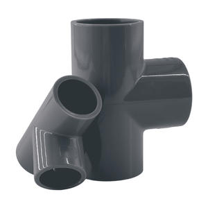 Coude en <span class=keywords><strong>PVC</strong></span> connecteur en T à angle droit à 90 degrés raccords de tuyauterie d'eau directe à haute <span class=keywords><strong>pression</strong></span> tuyau d'alimentation en eau UPVC industriel - Product Image 2