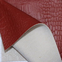 Cuir synthétique à motif de pierre d'alligator 0.7mm Crocodile Rexine PVC Faux cuir pour boîte à bijoux Sac de couverture pour ordinateur portable