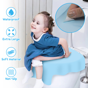 Wasserdichter, strapazierfähiger, hygienischer, tragbarer, nicht gewebter Toilettenauflagen-Schutz für Kinder, Reisen, anpassbar. - Product Image 1