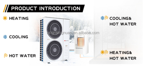 Hệ thống máy bơm nhiệt không khí nguồn nhiệt 30KW kiểu tách rời châu Âu công suất cao R32, máy nước nóng bằng máy bơm nhiệt DHW, hệ thống máy bơm nhiệt WIFI mới của Trung Quốc - Product Image 2